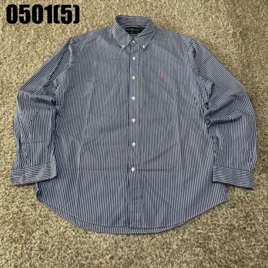 [BUNJANG] Polo Ralph Lauren Striped Shirt / 폴로 랄프로렌 스트라이프 셔츠 남방