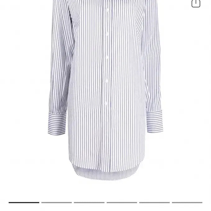 [BUNJANG] SA SU PHI Striped Shirt Dress / SA SU PHI 스트라이프 셔츠 원피스