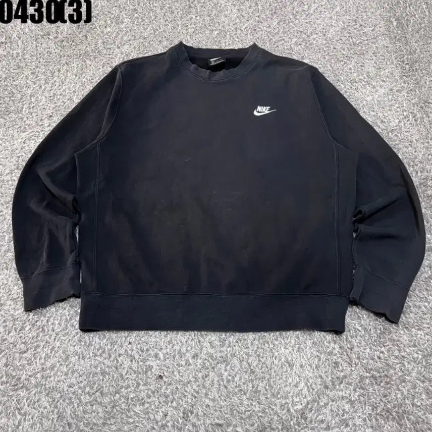 [BUNJANG] Nike Black Sweatshirt - Size M / 나이키 블랙 맨투맨 티셔츠m 0430