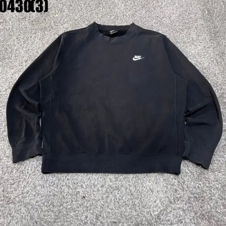 [BUNJANG] Nike Black Sweatshirt - Size M / 나이키 블랙 맨투맨 티셔츠m 0430