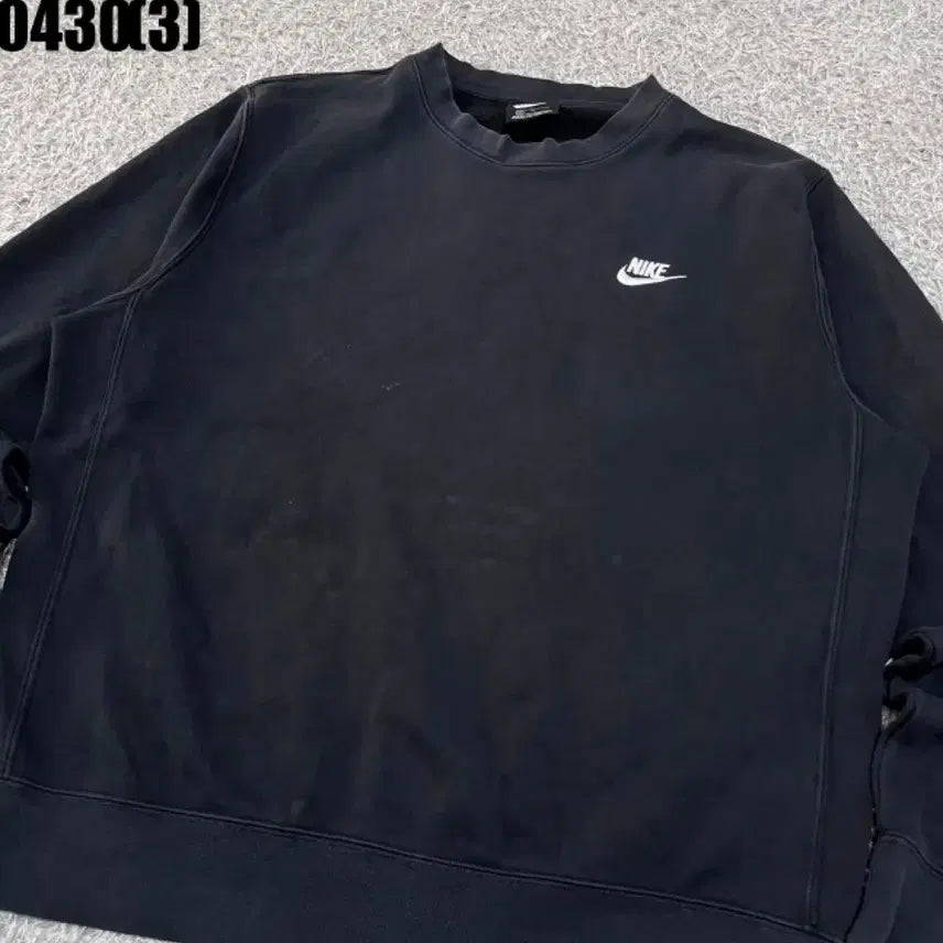 [BUNJANG] Nike Black Sweatshirt - Size M / 나이키 블랙 맨투맨 티셔츠m 0430