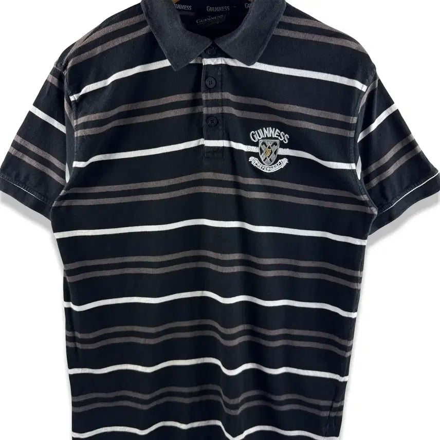 [BUNJANG] Guinness Stripe Polo Shirt / 기네스 스트라이프 폴로셔츠3247