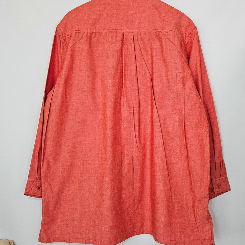 [BUNJANG] Heerdingdong Embroidered Long Collar Shirt / 딩동 :) 자수 롱 카라 셔츠9