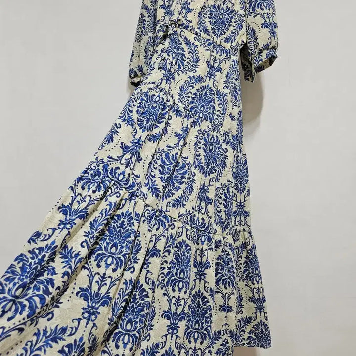 [BUNJANG] Blue String Long Dress / 블루 스트링 롱원피스