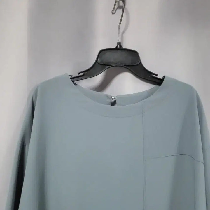 [BUNJANG] Pocket 7-Sleeve Blouse / 포켓 7부소매 티 블라우스