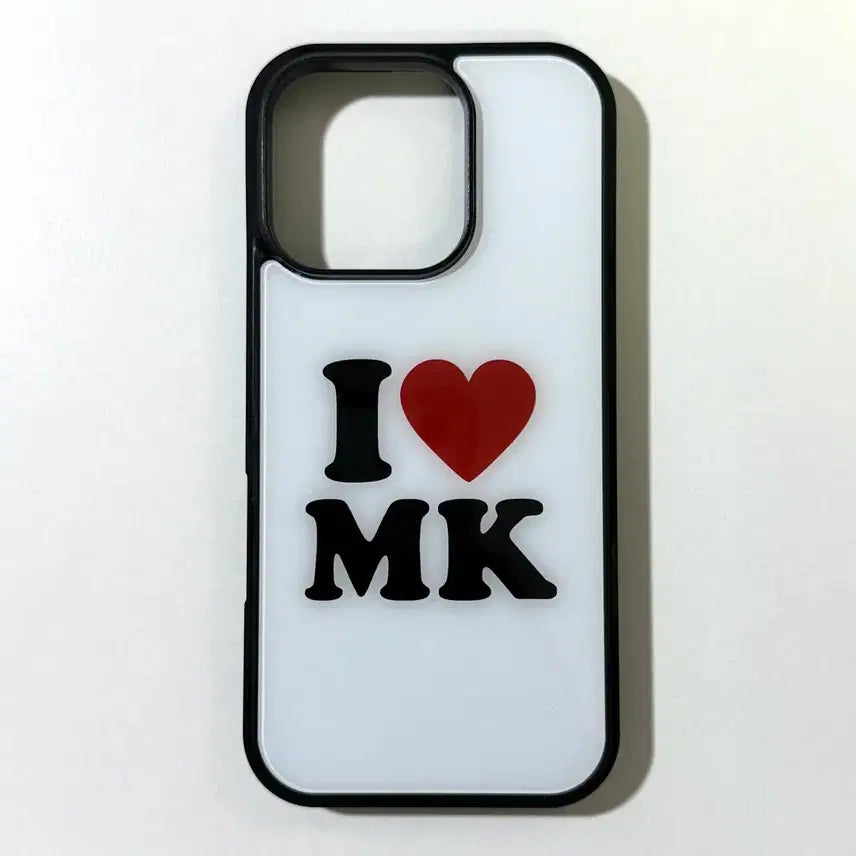 [BUNJANG] NCT Mark I Love MK Phone Case (iPhone 16 Pro) / 엔시티 마크 I 러브 MK 폰케이스 (16프로)