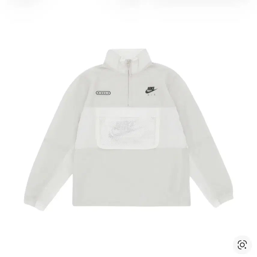 [BUNJANG] Nike White Anorak Windbreaker / 나이키 화이트 아노락 바람막이