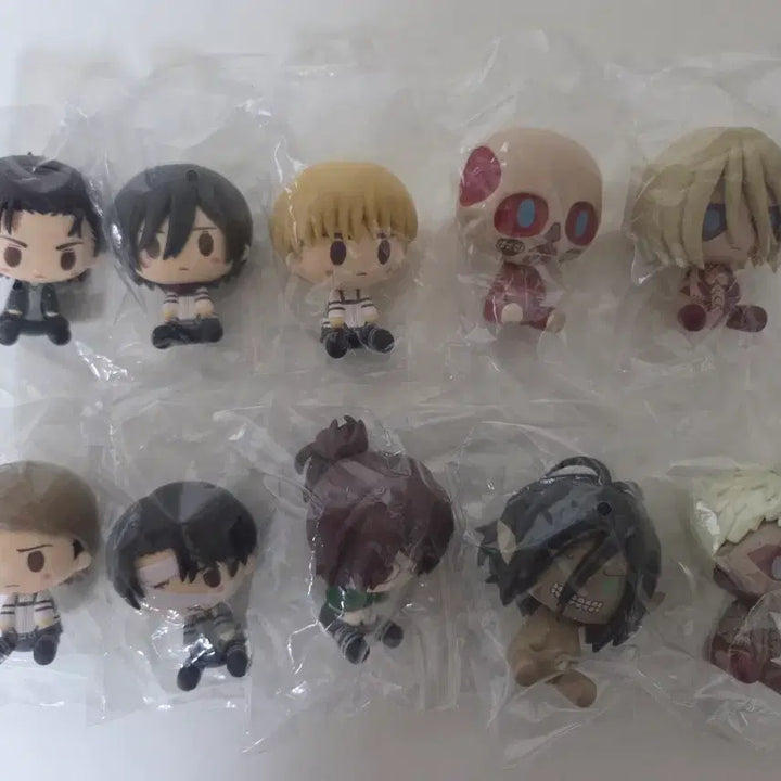 [BUNJANG] Attack on Titan Individual Resolve H/I Prize Choconoque Full Set / 현물) 진격의 거인 각자의 결의 H상, I상 초코노코 풀세트