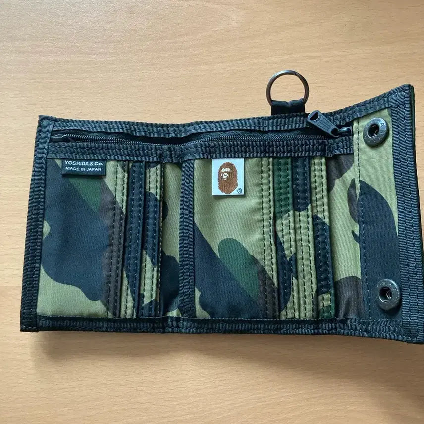 [BUNJANG] Porter x BAPE First Camo Wallet Green / 포터 x 베이프 퍼스트 카모 월렛 그린 지갑
