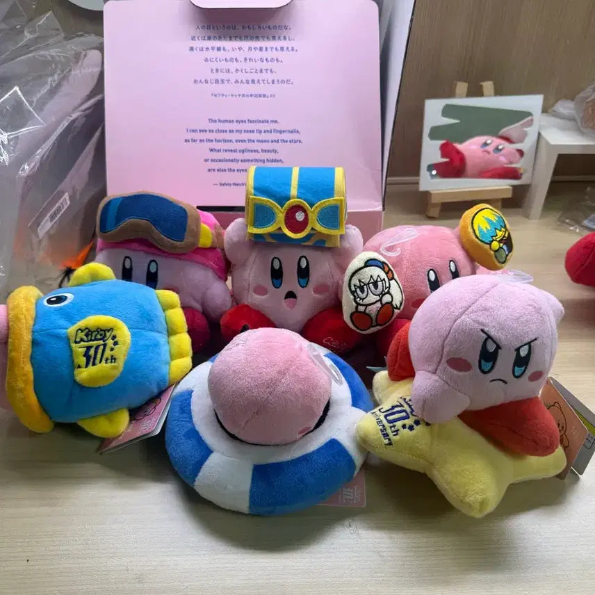 [BUNJANG] Kirby 30th Anniversary Plush Doll Set / 별의 커비 30주년 봉제인형 누이구루미 세트