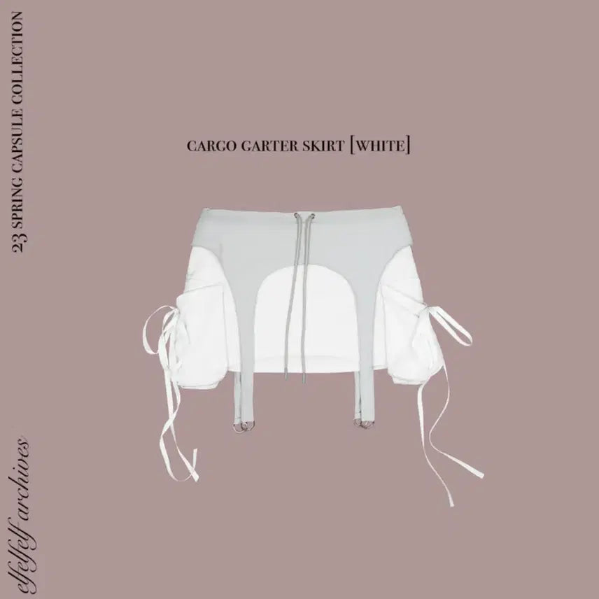 [BUNJANG] ELFELFELF ARCHIVE Cargo Garter Skirt / 엘프엘프엘프아카이브 카고 가터 스커트