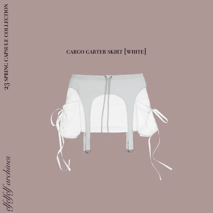 [BUNJANG] ELFELFELF ARCHIVE Cargo Garter Skirt / 엘프엘프엘프아카이브 카고 가터 스커트