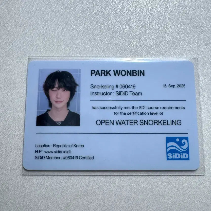 [BUNJANG] ID:T Park Wonbin Photocard / 아이딧 박원빈 포카 판매
