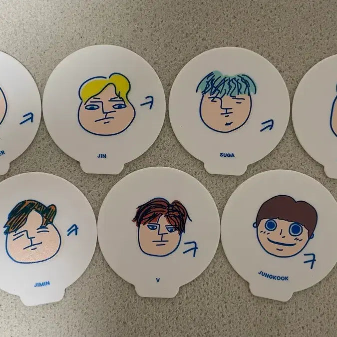 [BUNJANG] BTS Jungkook Designed Silicone Coaster / 방탄소년단 코스터