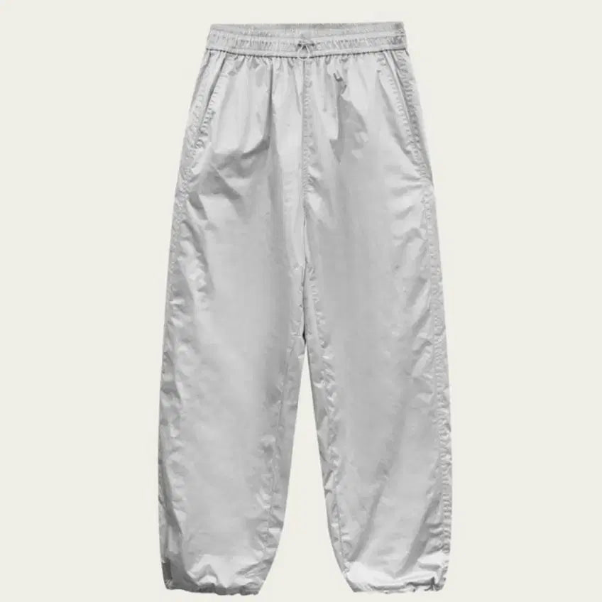 [BUNJANG] Ribbonbit Nylon Pants - Silver / Ribbonbit 리본빛 바스 나일론 팬츠 - 실버
