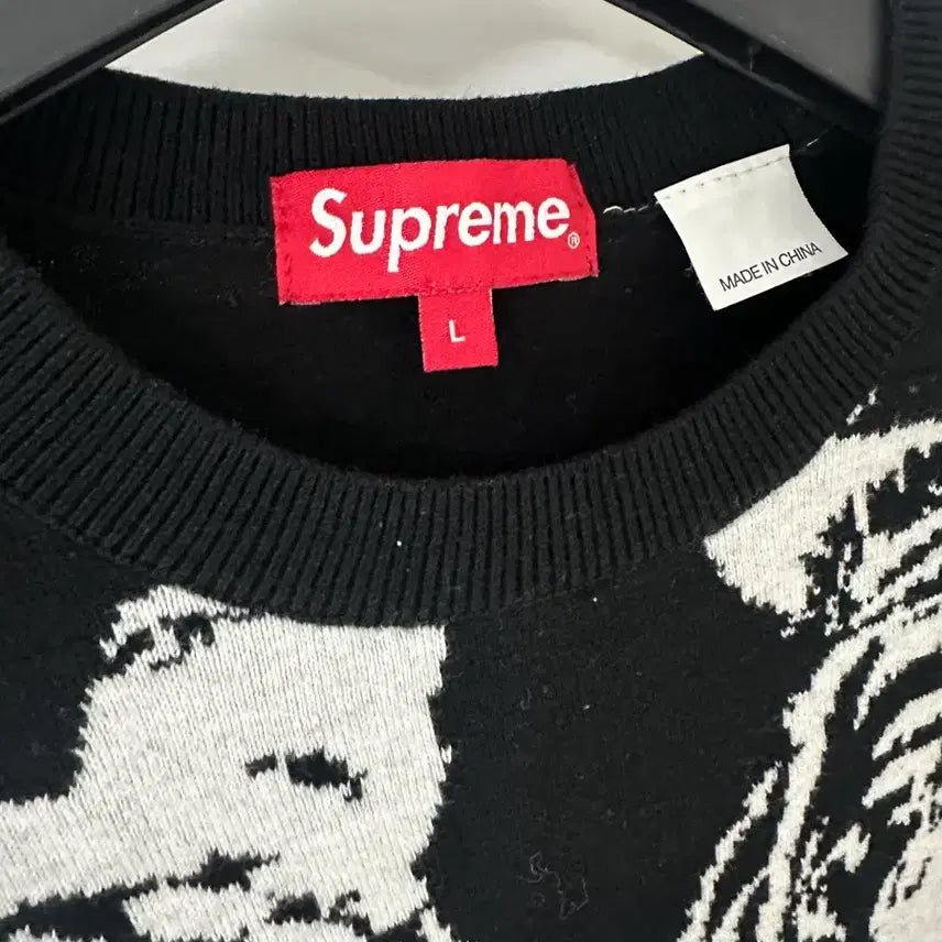 [BUNJANG] Supreme Tiger Knit Black L / 슈프림 타이거 니트 블랙 L