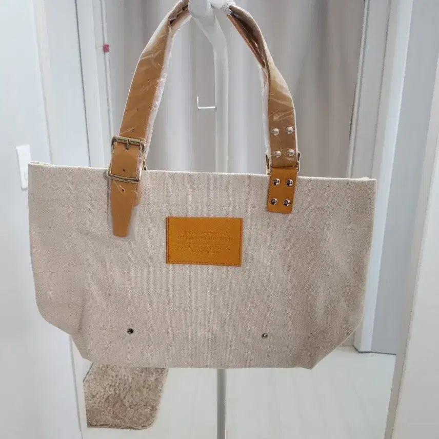 [BUNJANG] Le Bac Canvas Tote Bag Ivory / 르백 Le Bac 캔버스 토트백 아이보리