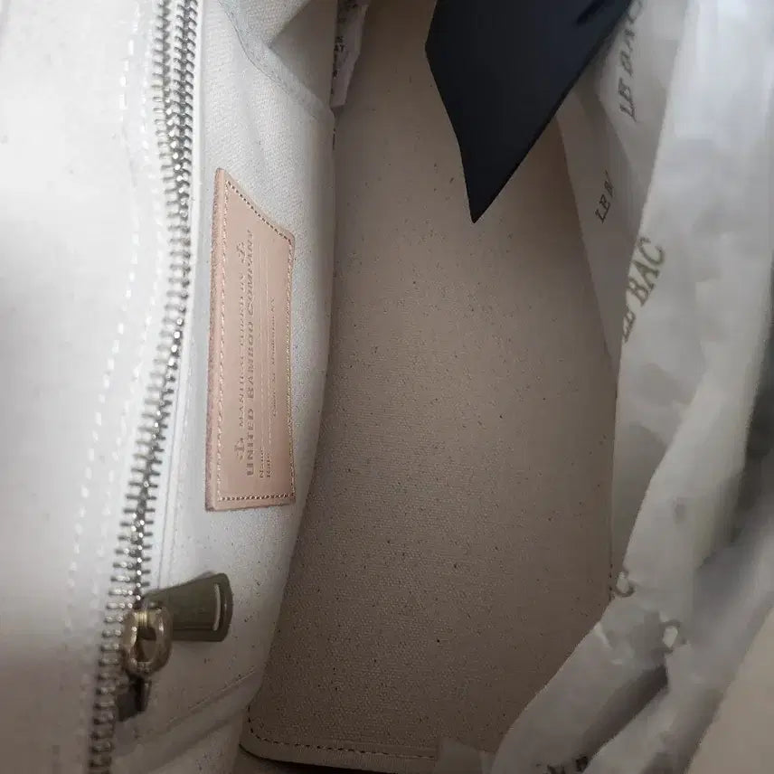[BUNJANG] Le Bac Canvas Tote Bag Ivory / 르백 Le Bac 캔버스 토트백 아이보리
