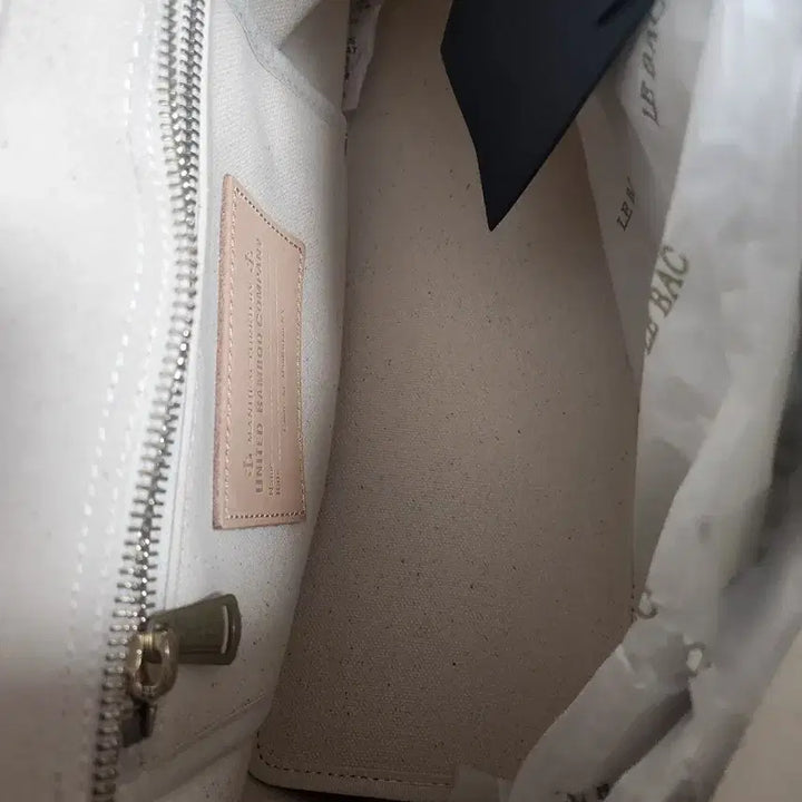 [BUNJANG] Le Bac Canvas Tote Bag Ivory / 르백 Le Bac 캔버스 토트백 아이보리