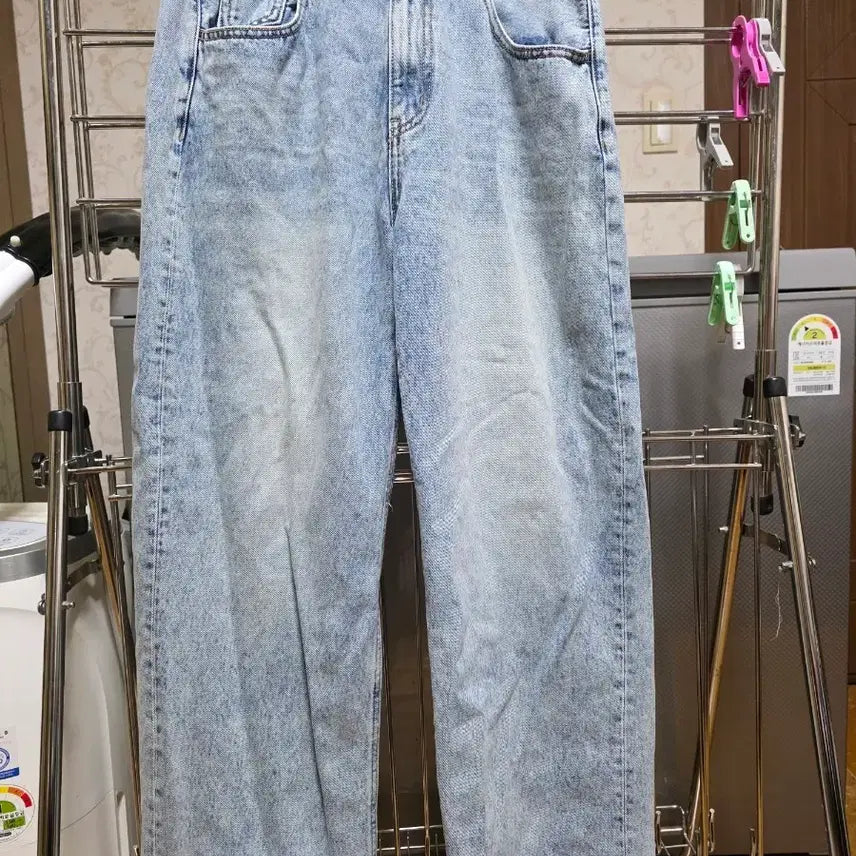[BUNJANG] Firstfloor Seolwon Light Wash Denim Wide Fit Pants / 퍼스트플로어 설원 연청 데님