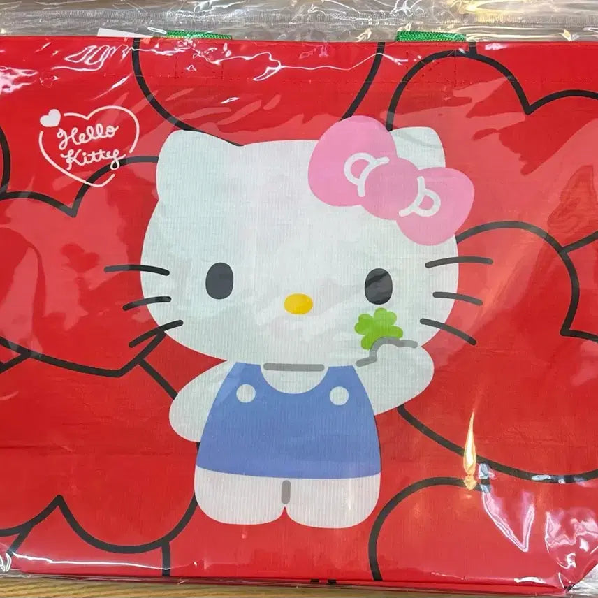 [BUNJANG] 7-Eleven Hello Kitty Reusable Bag Red / 마지막 가격내림 세븐일레븐 헬로키티 리유저블백 레드
