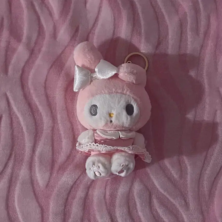 [BUNJANG] My Melody Keychain Plush Doll / 마이멜로디 키링 인형