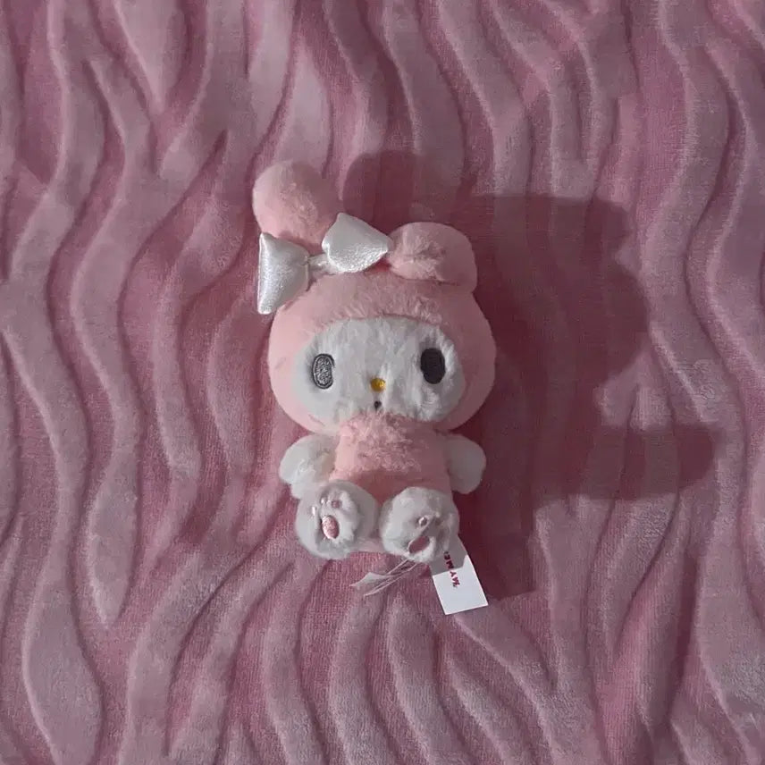 [BUNJANG] My Melody Keychain Plush Doll / 마이멜로디 키링 인형