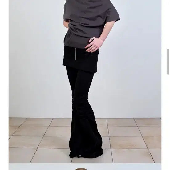[BUNJANG] Nache Charcoal Short Sleeve T-Shirt / nache 나체 원숄더티 차콜