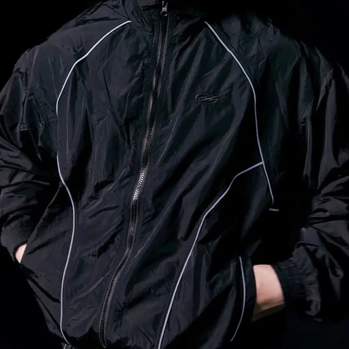[BUNJANG] THERANK Nylon Shell Track Set-up Black 26ss / [ 3 ] 더랭크(THERANK) 나일론 쉘 트랙 셋업_블랙 26ss
