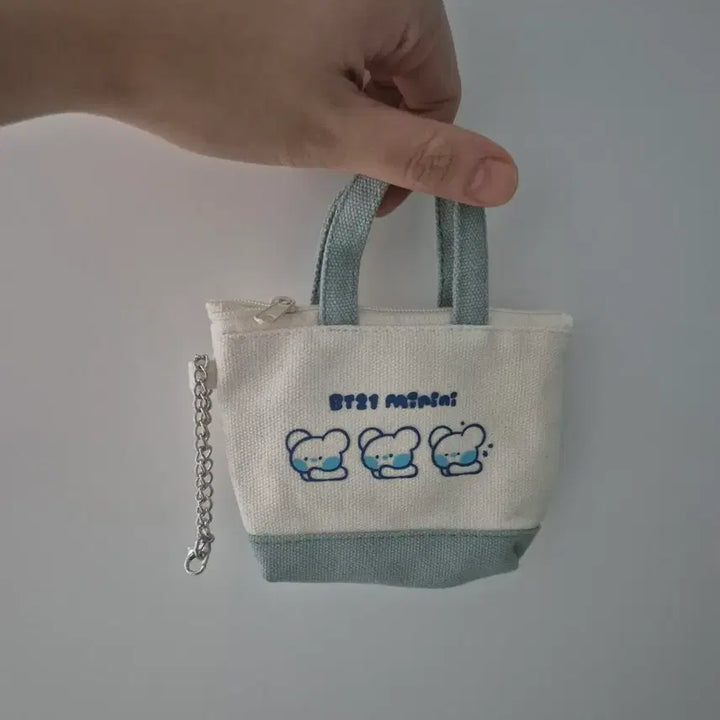 [BUNJANG] BT21 Mini Tote Bag Coin Pouch Keychain / BT21 미니 토트백 가방 동전지갑 키링
