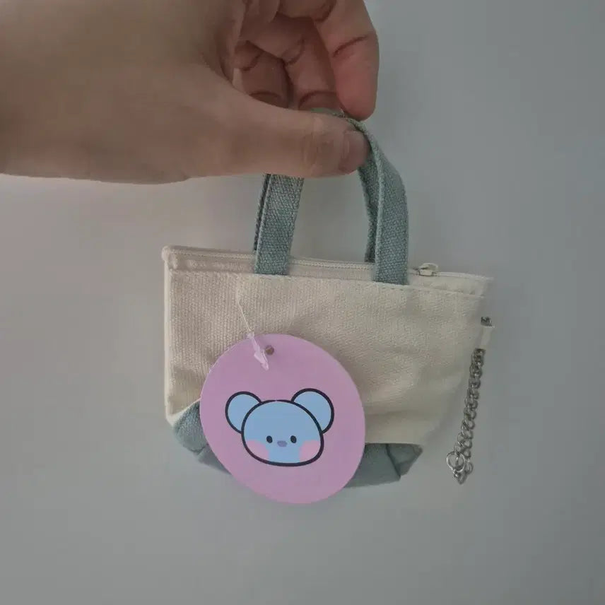 [BUNJANG] BT21 Mini Tote Bag Coin Pouch Keychain / BT21 미니 토트백 가방 동전지갑 키링
