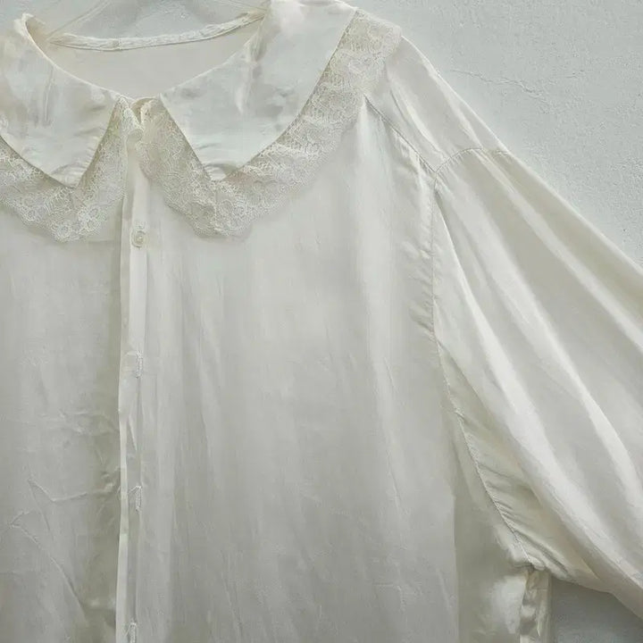 [BUNJANG] Vintage White Blouse (Size 77/88) / 블라우스 여 77/88 J6233