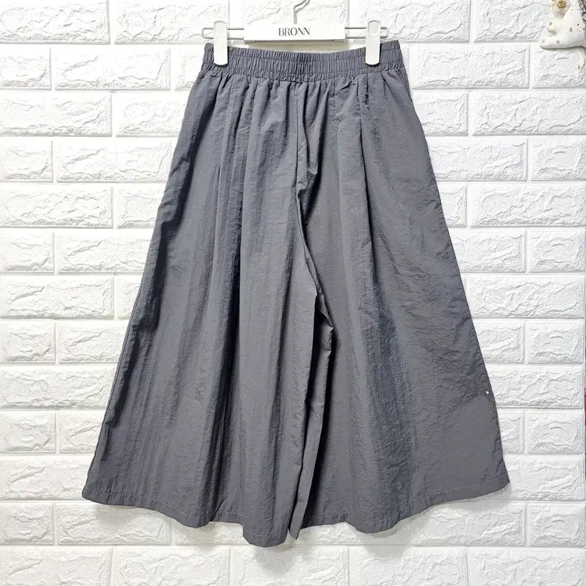 [BUNJANG] Charcoal Wide Banding Slacks / 차콜 와이드 밴딩 바지
