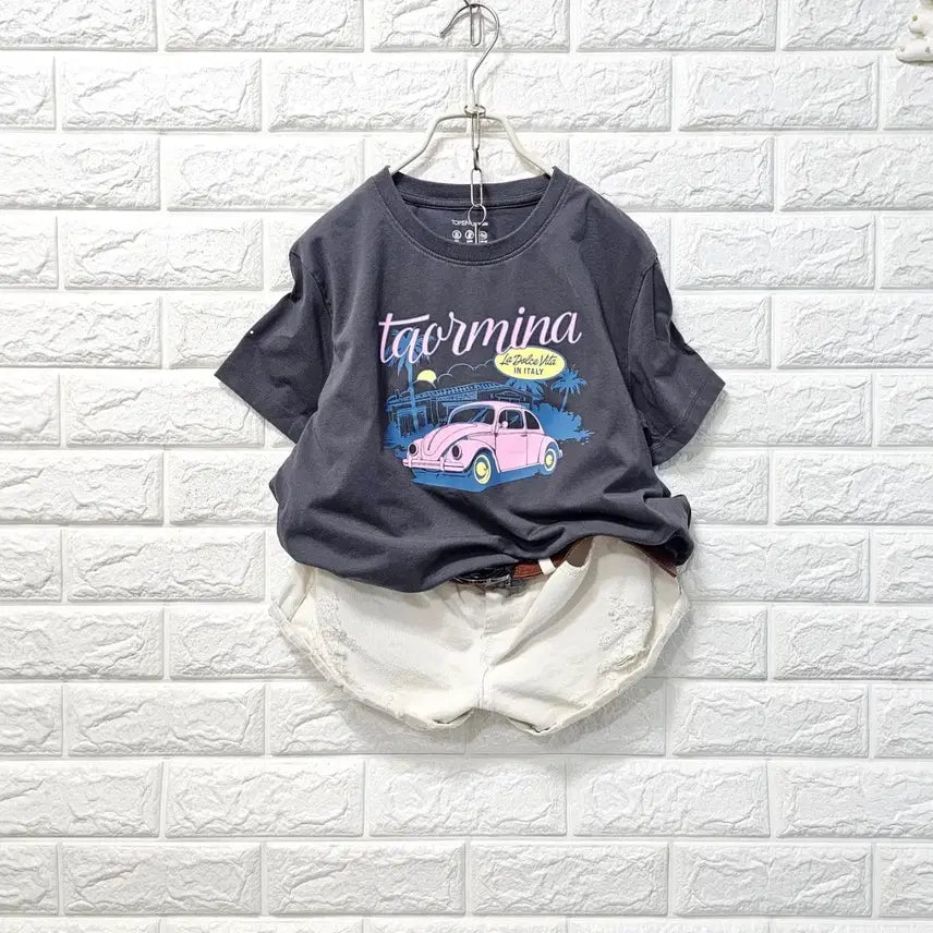 [BUNJANG] Round Neck T-Shirt / 라운드 티셔츠