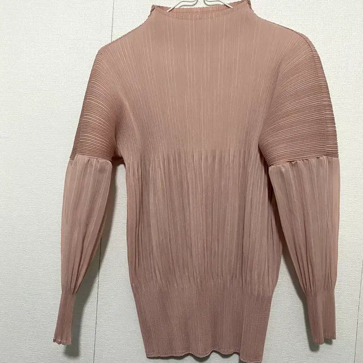 [BUNJANG] Pleated Pink Blouse / 플리츠 핑크 블라우스