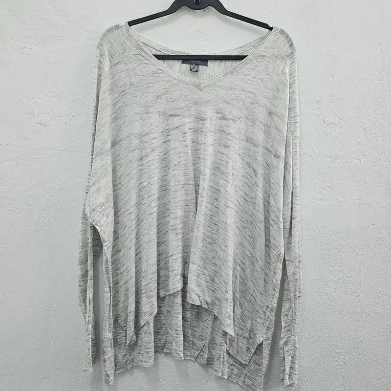 [BUNJANG] Primark Italy Light Grey Blouse XL / PRIMARK ITALY 블라우스 여 XL J6245