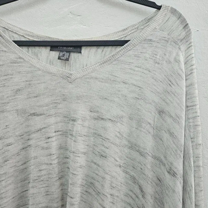 [BUNJANG] Primark Italy Light Grey Blouse XL / PRIMARK ITALY 블라우스 여 XL J6245