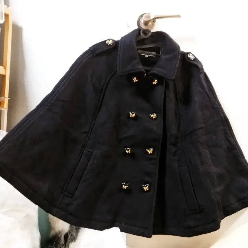 [BUNJANG] Vintage Cape Coat / 빈티지 케이프 코트 망토집업 핀터깔 공겜여주
