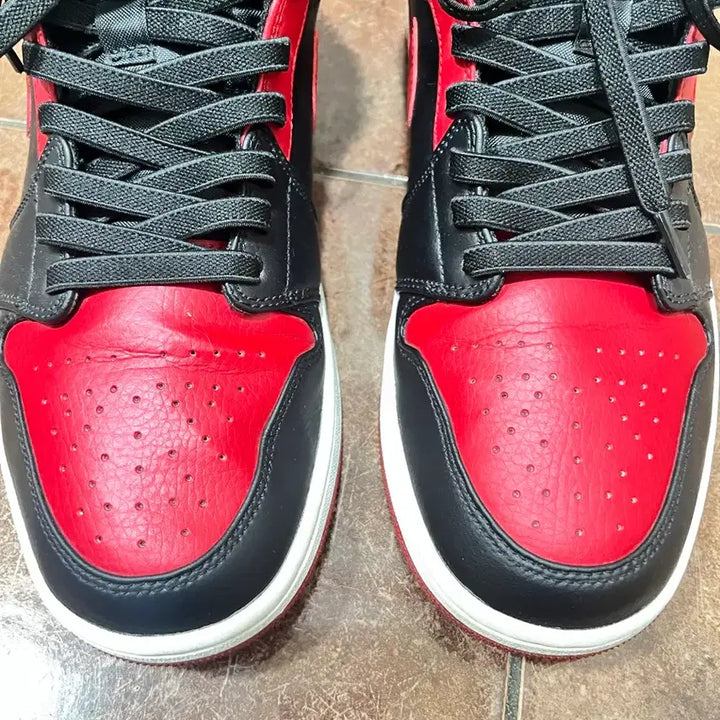 [BUNJANG] Air Jordan 1 Mid Bred Sneakers / 조던1 미드 브레드 285