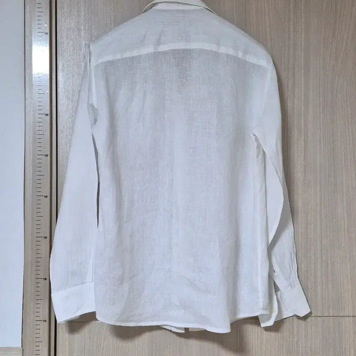[BUNJANG] Benetton White Linen Shirt M / 베네통 화이트 린넨 셔츠 M