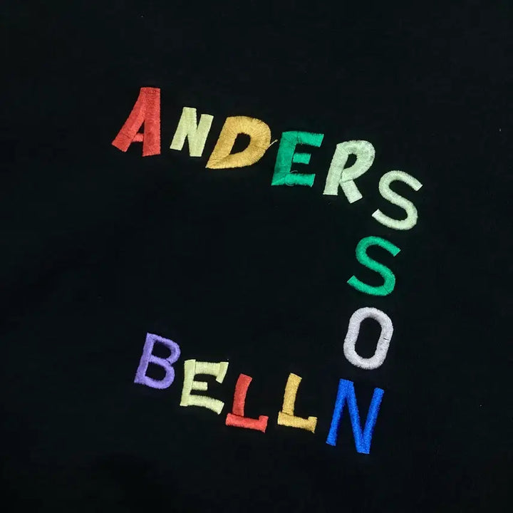 [BUNJANG] Andersson Bell Spellout Box Logo Black Sweatshirt XL / 앤더슨벨 스펠아웃 박스 로고 블랙 맨투맨
