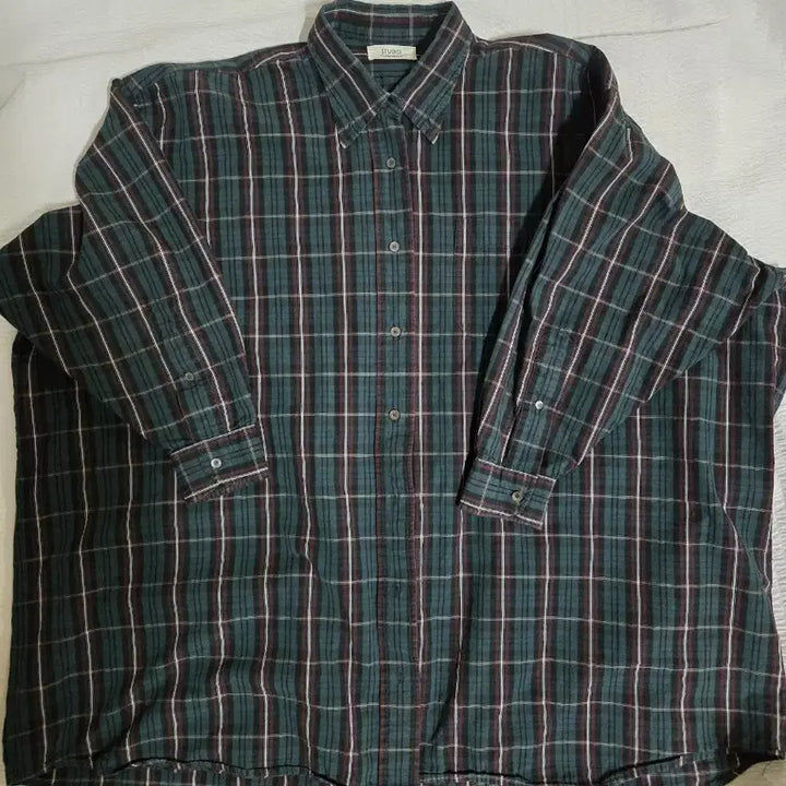 [BUNJANG] Studio Tomboy Oversized Check Shirt / 스튜디오 톰보이 오버핏 체크 셔츠 free