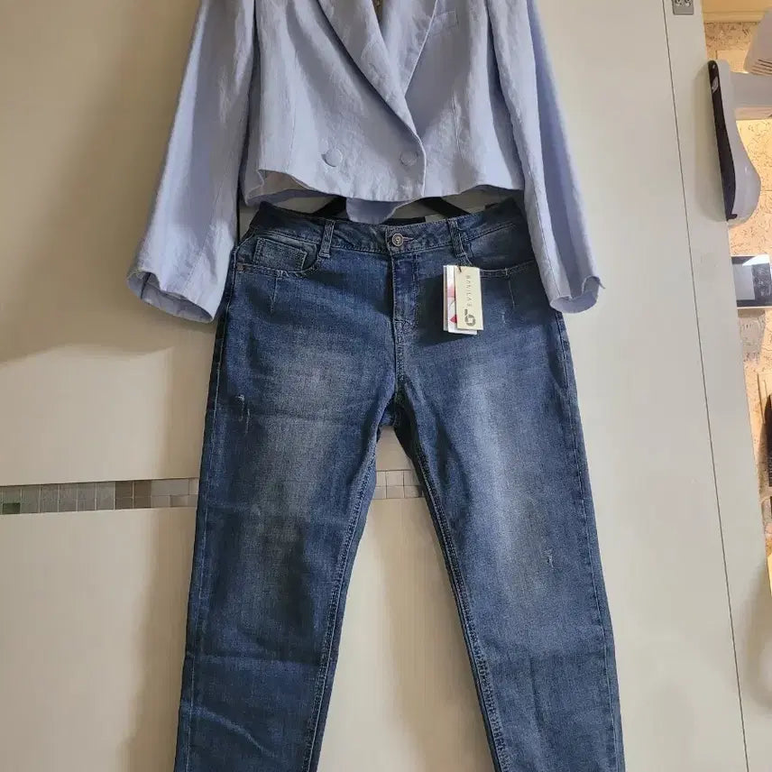 [BUNJANG] Vanilla B Summer Denim Pants / 바닐라비 여름데님