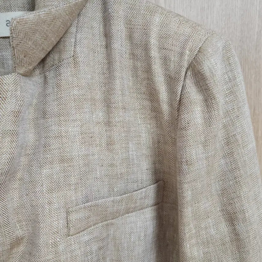 [BUNJANG] Atelier Vanessa Bruno 21SS Herringbone Linen Jacket Size 36 / 아떼바네사부르노) 36 사이즈 21SS 헤링본 린넨자켓