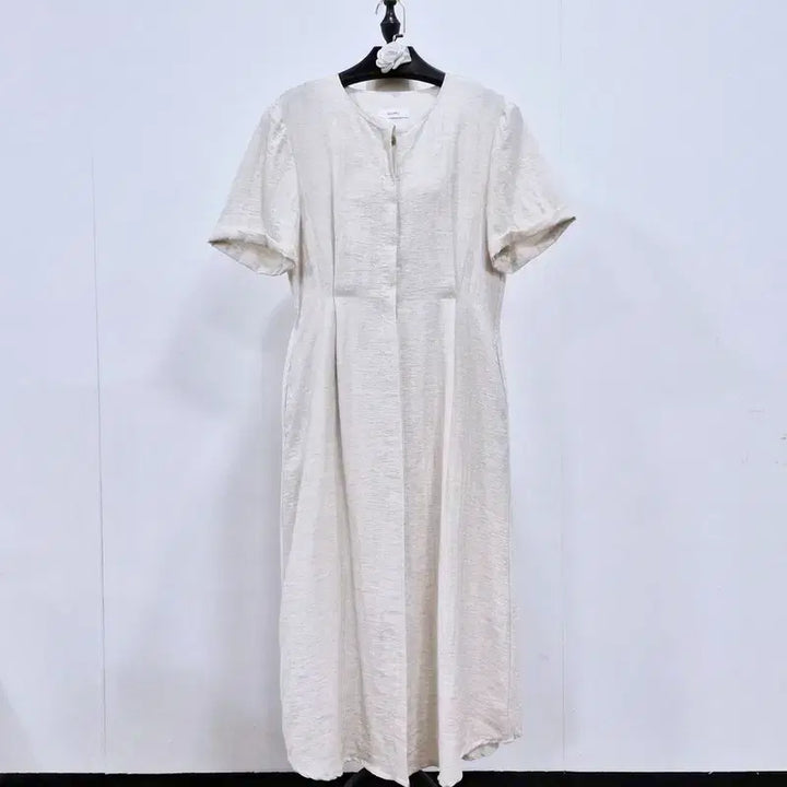 [BUNJANG] Somejé Linen Hidden Button Dress / 썸제이 히든단추 린넨 원피스