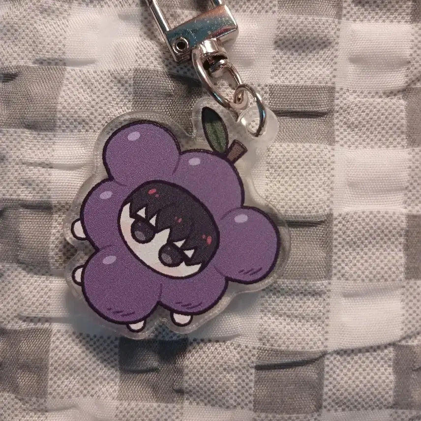 [BUNJANG] Kim Sol-eum Grape Agent Keychain / 괴담출근 김솔음 포도요원 키링