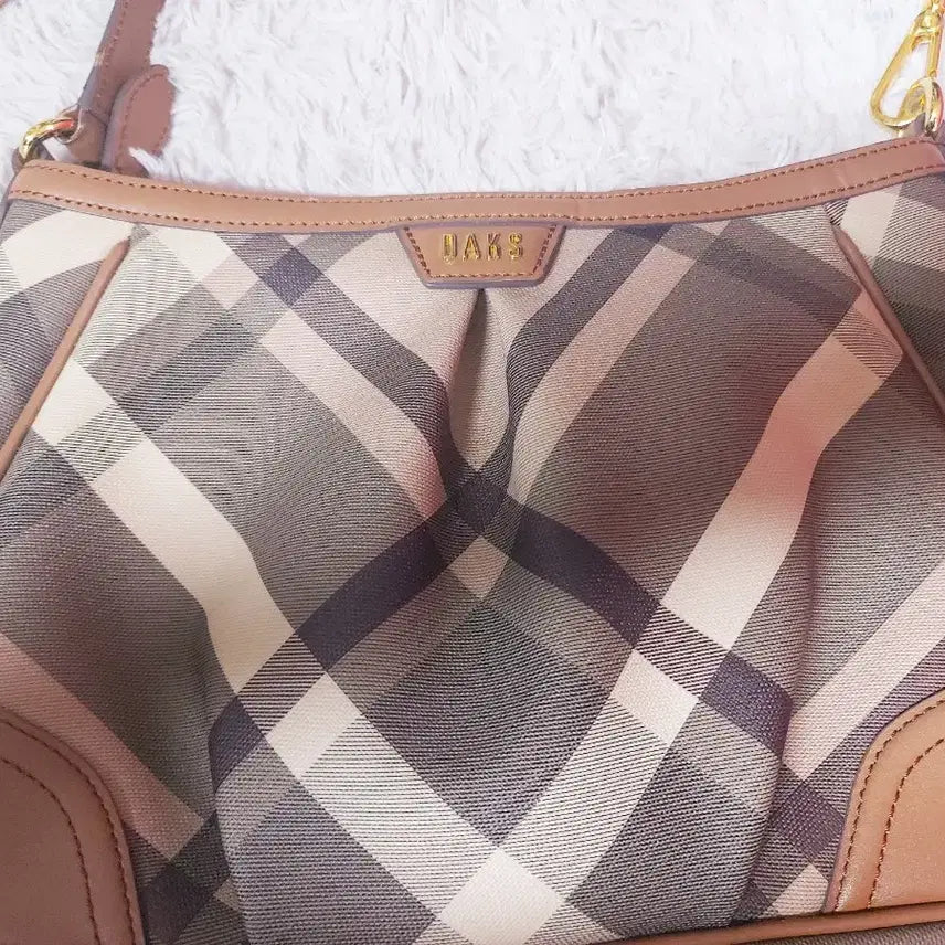 [BUNJANG] Daks Check Shoulder Bag / 닥스체크숄더백 핸드폰가방증정