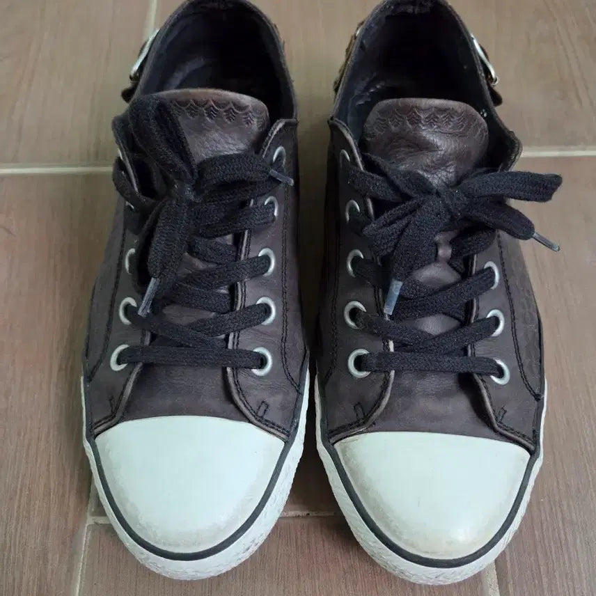 [BUNJANG] ASH Brown Leather Sneakers / ASH 아쉬 브라운 가죽 스니커즈