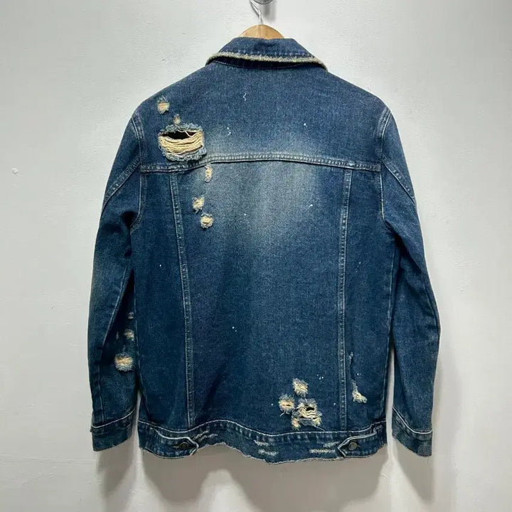 [BUNJANG] Denim Jacket / 데미지 워싱 데님 자켓 청자켓 M