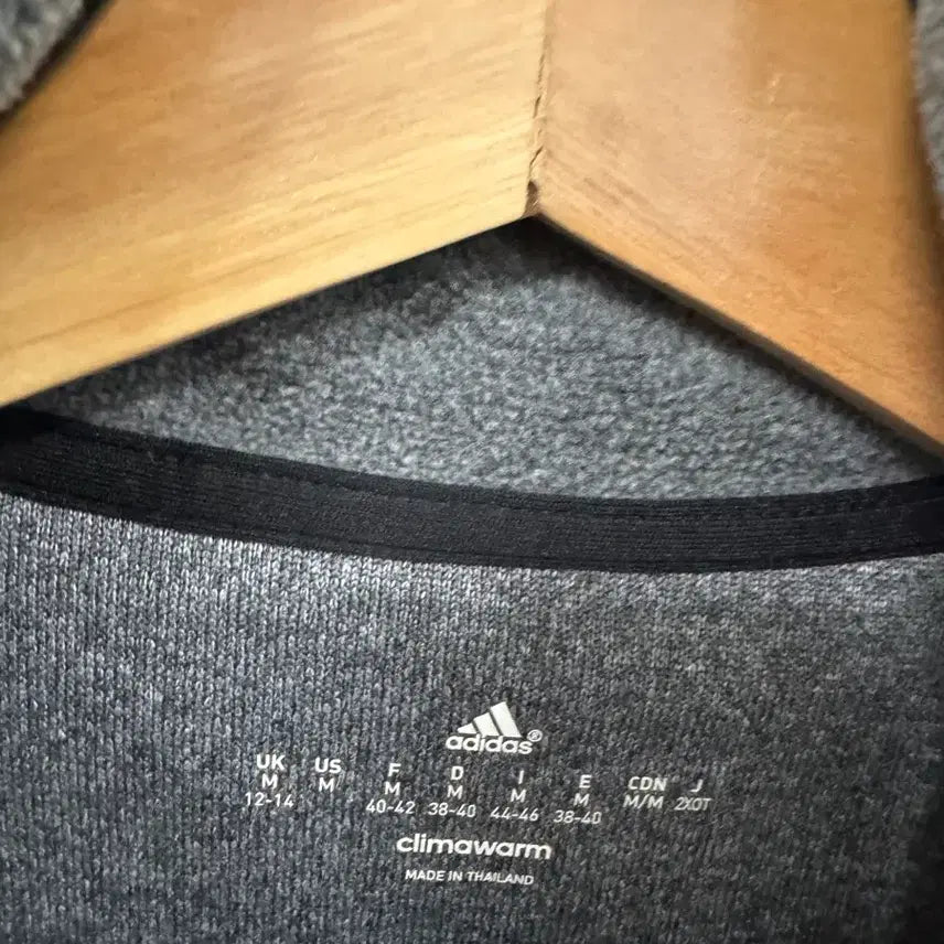 [BUNJANG] Adidas Fleece Lined Hooded Zip-Up Jacket / (M)아디다스 기모 후드집업